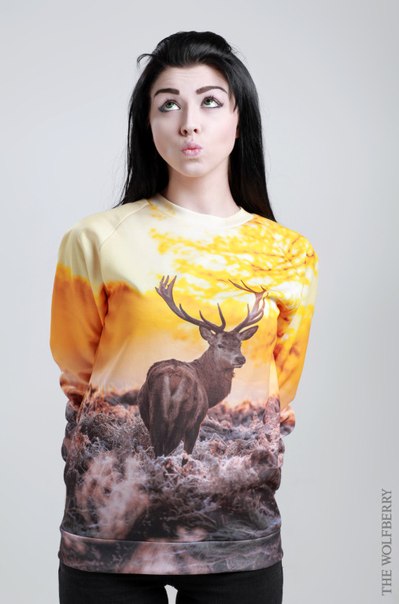 Тренд этого сезона - EcoSweatShirts! Open Your Animal Side! Полный каталог на сайте thewolfberry.ru
