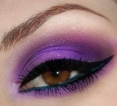 Идеи макияжа в фиолетовом цвете
