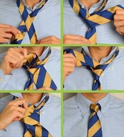 Учимся завязывать галстуки