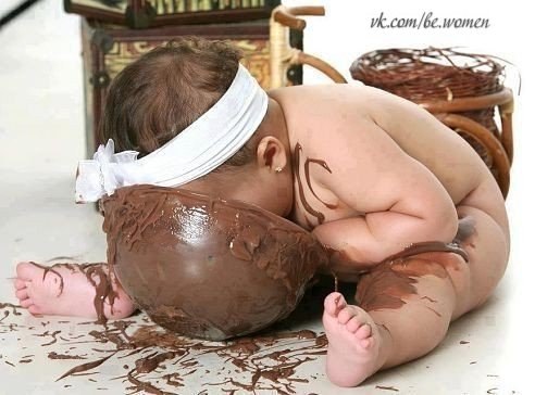 Мы женщины так любим шоколад.