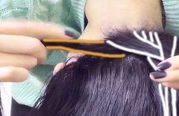 Как сделать бант из волос?
