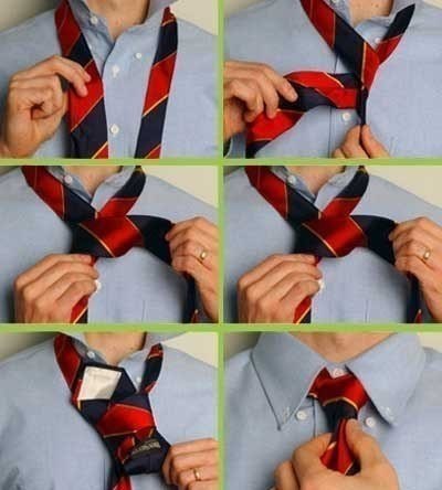 Учимся завязывать галстуки любимому