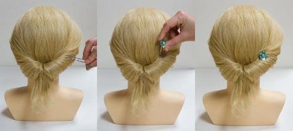 Сделайте красивую косу или хвост с заворотом всего за несколько простых шагов.