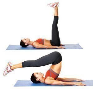 Это упражнение позволяет как прорабатывать нижний пресс, так и повышать гибкость и выносливость мышц спины.