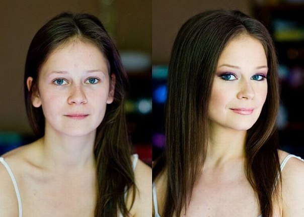 Как макияж менет людей : 